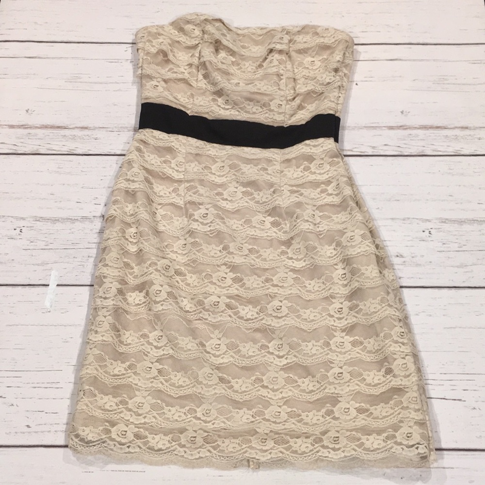 H&M | Strapless Mini Dress